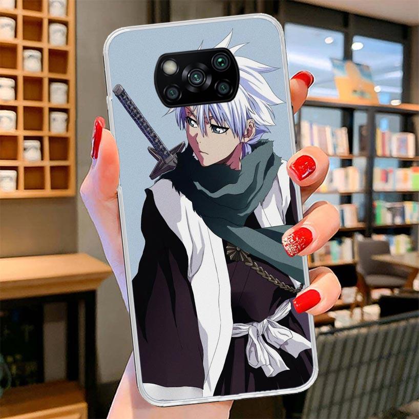 Bleach Hitsugaya Toushirou Cover Phone Case For Xiaomi Poco F7 Ultra X7 X6 X5 Pro M7 Redmi 15C 15 13C 13 12C 12 10C 10 9A 9C 9T