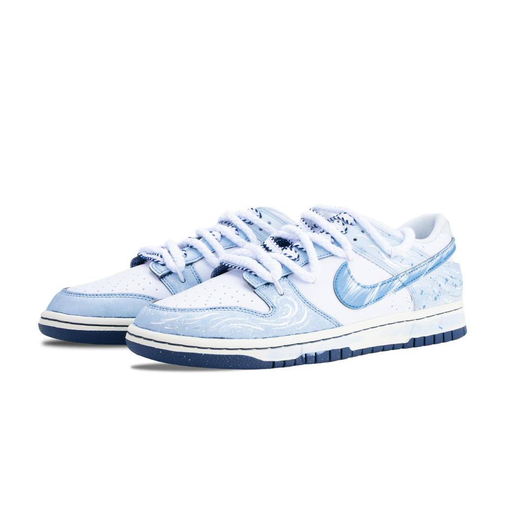 Nike Dunk Whispering Dusty Blue Abriebfest Niedrig geschnittene Skateboard-Schuhe Herren Weiß Blau IM2222-101(Team836-)