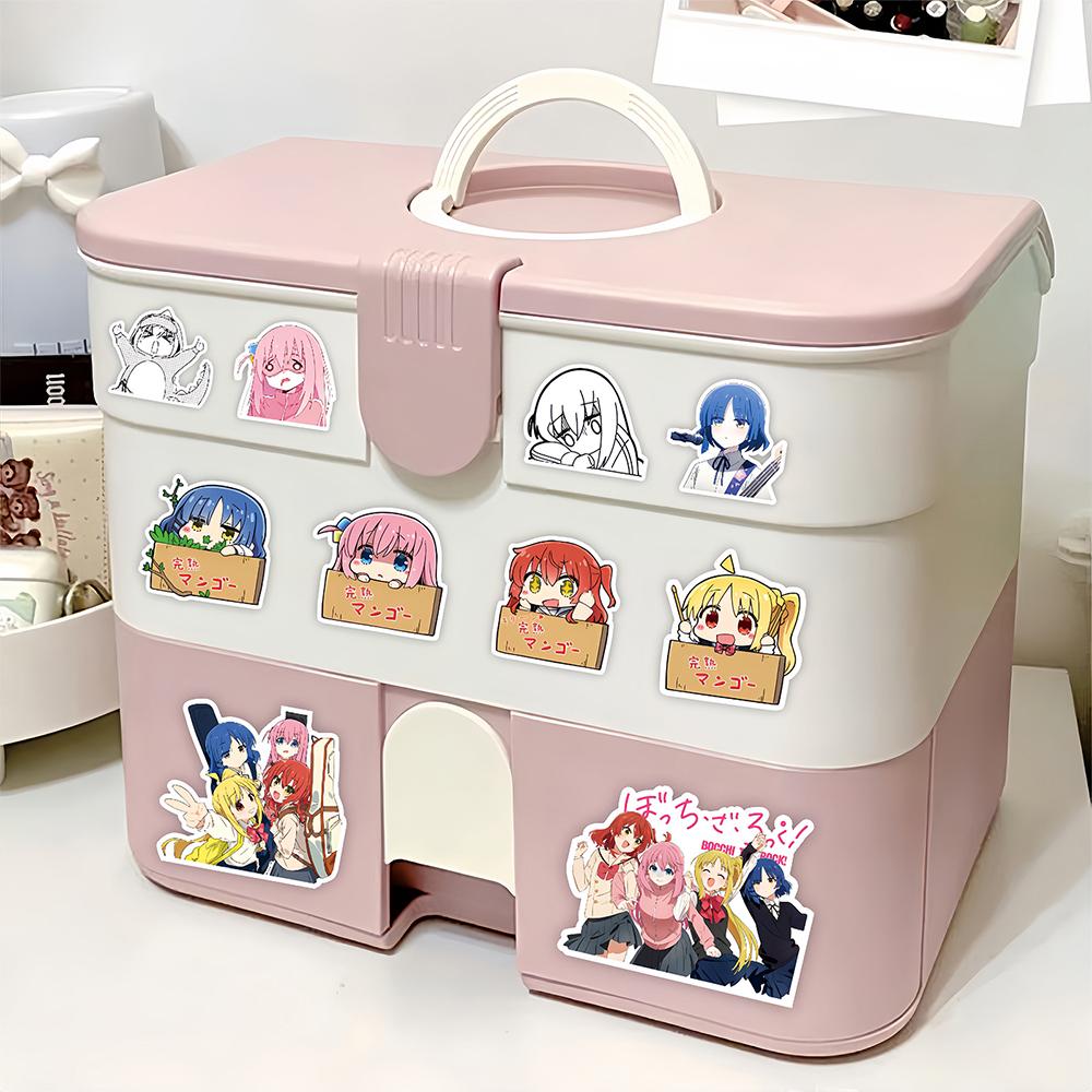 10/30/75pcs BOCCHI THE ROCK! Anime Stickers Cute Cartoon Band Girl Gotoh Hitori Sticker Suitcase Notebook Phone Decals Kids Toy