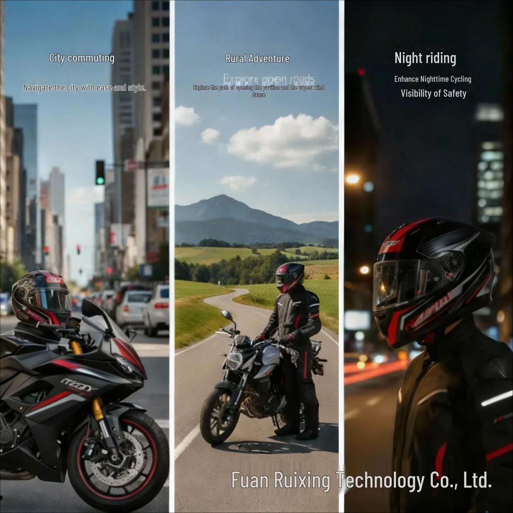 Bluetooth Double Visor Flip-up Motorcycle Helmet with 3C Certification