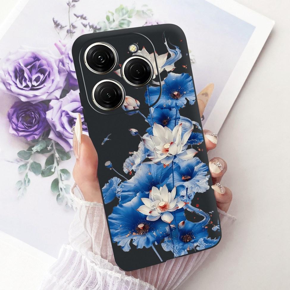 Case For Tecno Spark 20 Pro Cover KJ6 Cute Cat Fashion Butterfly Painted Casing For Techno Spark 20 Pro Bumper