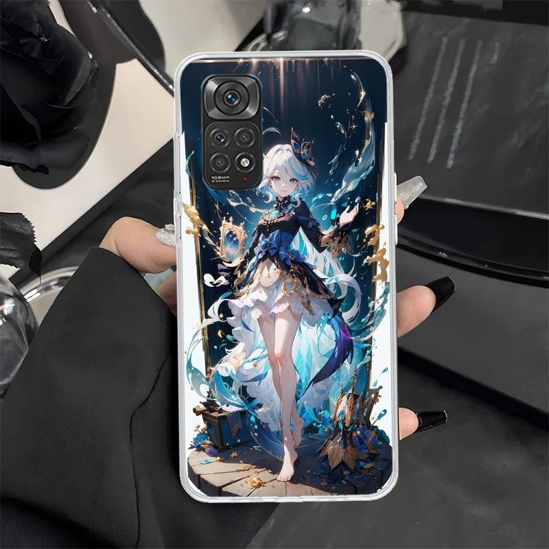 Genshin Impact Furina Phone Case for Xiaomi Redmi Note 13 12S 12 11S 14 11E Pro Plus 11 10 10S 9 9S 8 8T 5G Soft Silicone Cover