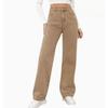 Womens High-Waisted Wide Leg Straight Cut Denim Pants Casual Loose Fit Jeans 2026