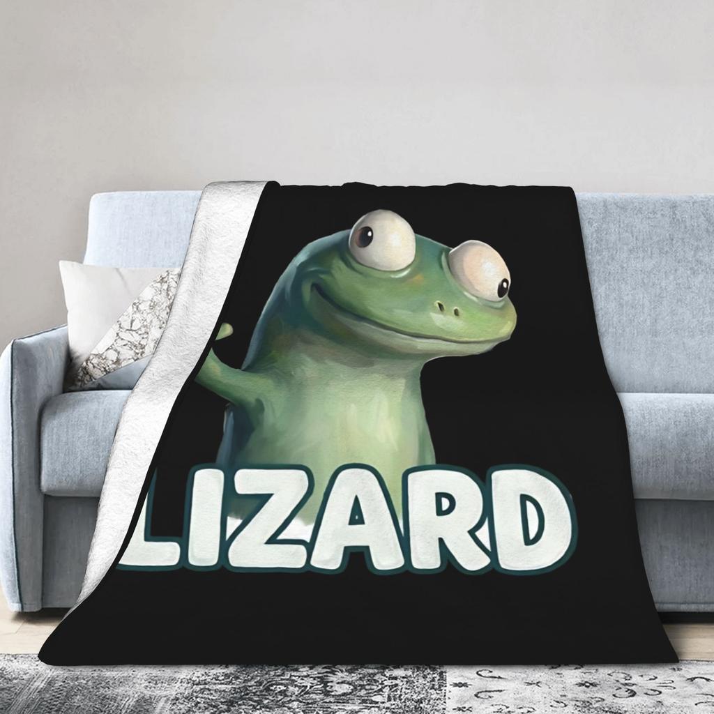 Hoppers Cute Tom Lizard Retro Blankets Flannel Throw Blankets Bedroom Sofa Decoration Ultra-Soft Warm Bedsprea ,