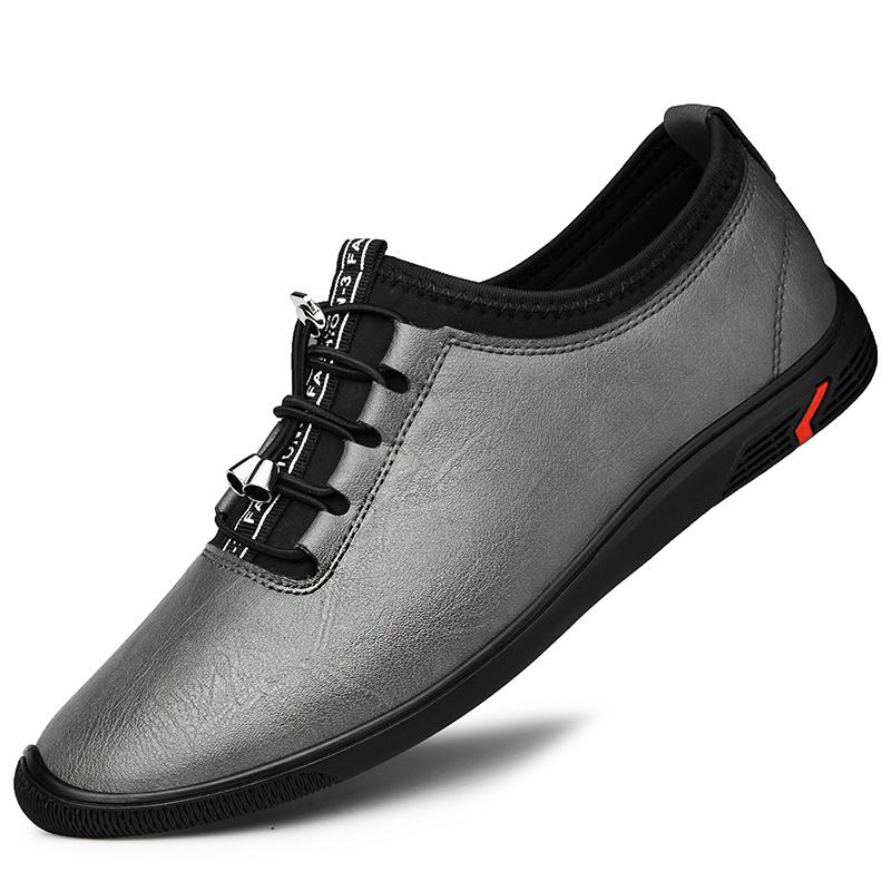 

Новое поступление мужской обуви дышащие мужские туфли для вождения летние кожаные туфли дышащие уличные кроссовки мужские повседневные туфли с вырезами 45 серый