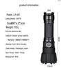 P70 Super Bright Long-Range USB Rechargeable Waterproof Flashlight with Telescopic Zoom