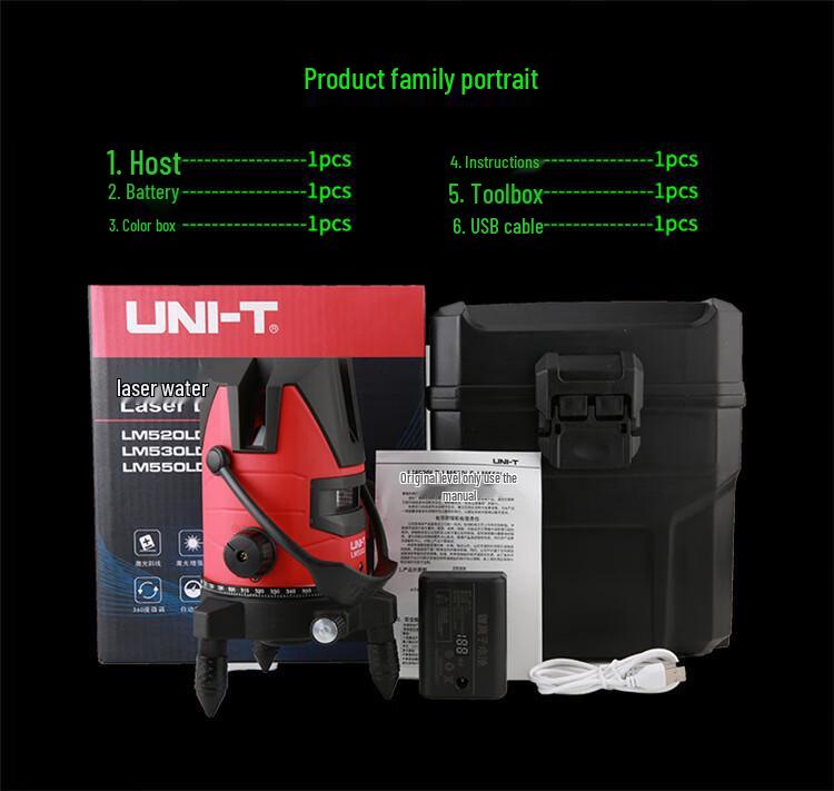 UNI-T LM520LD Touchscreen Green Laser Level