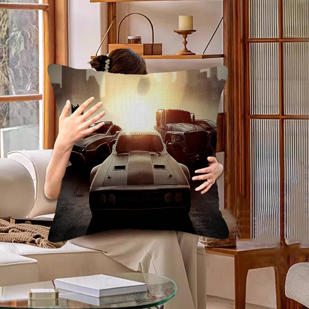 Movie F-Fast Cool Furious Pillow Gift Home Office Decoration Bedroom Sofa Car Cushion Cover case 45x45