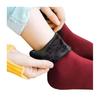 Women's Opaque Fleece Lined Crew Socks Winter Thick Velvet Warm Socks Soft Plush Ski Boots Floor Slippers for Snow And Cold Weather