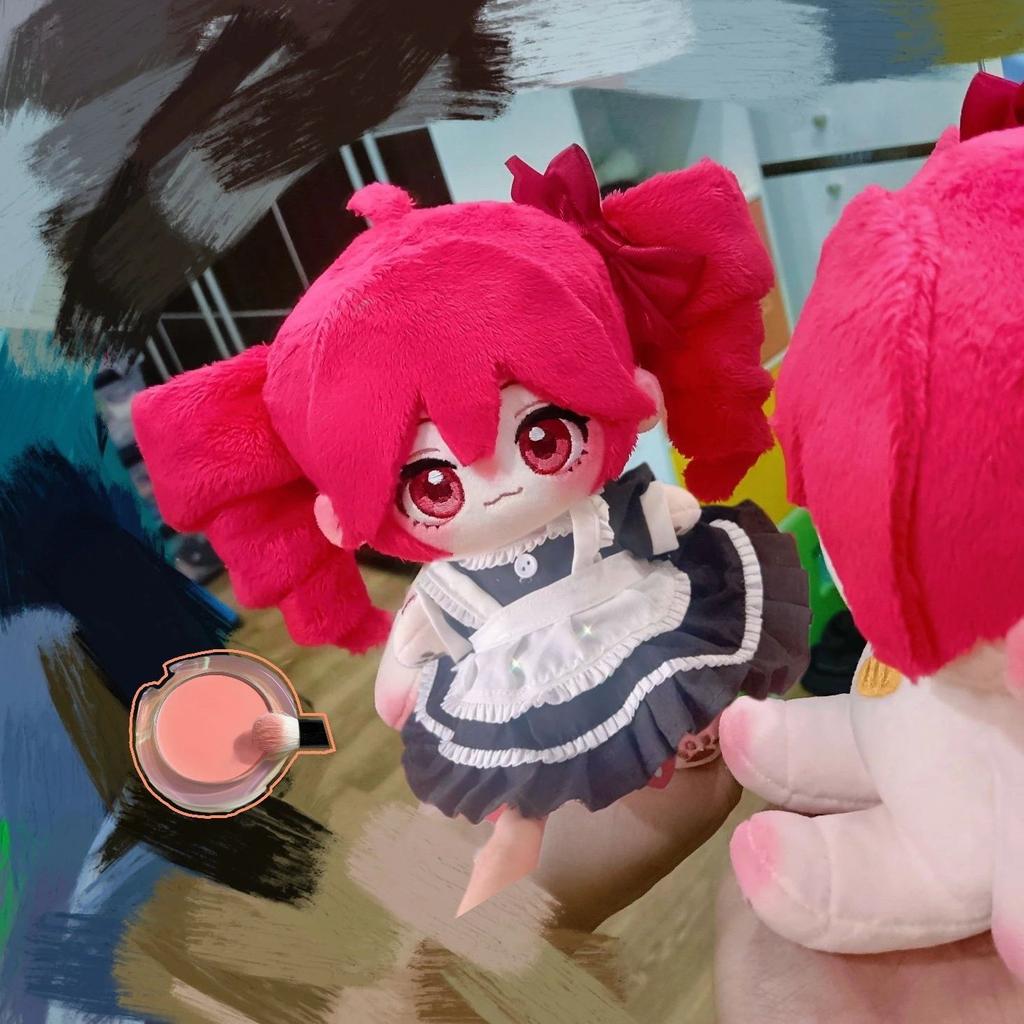 Stuffed 20cm Kasane Teto Anime Figures Cosplay Dress Up Cotton Doll Kawaii Plush Pillows Toys for Children Cartoon Gifts