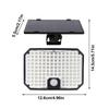 Solar Wall Lights Waterproof Solar Powered Lamp Motion Sensor Wall Light Split Solar Wall Sconce Outdoor Wall Lights for Garden