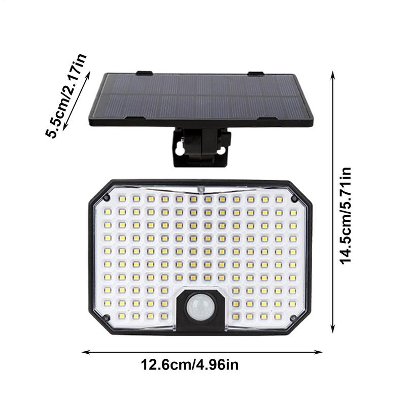 Solar Wall Lights Waterproof Solar Powered Lamp Motion Sensor Wall Light Split Solar Wall Sconce Outdoor Wall Lights for Garden