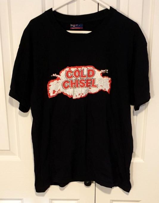

COLD CHISEL Light the Nitro Tour 2011 TShirt Rock Band Black Tee Size Large. Unisex T-Shirt XL