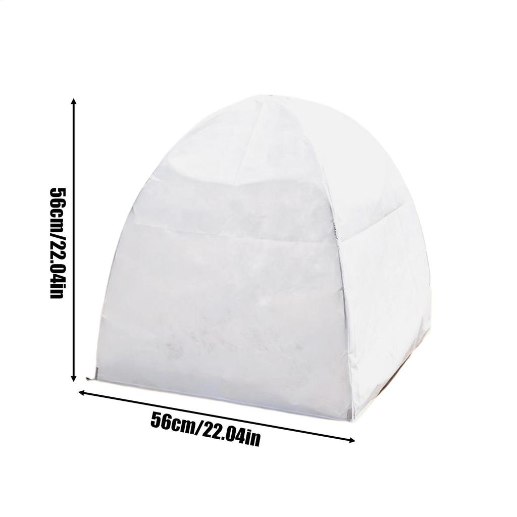 2pcs Plant Cover Anti-freeze Cover Non-woven Plant Frost Protection Tent Plant Winter Cold Cover Greenhouse Breathable Guard