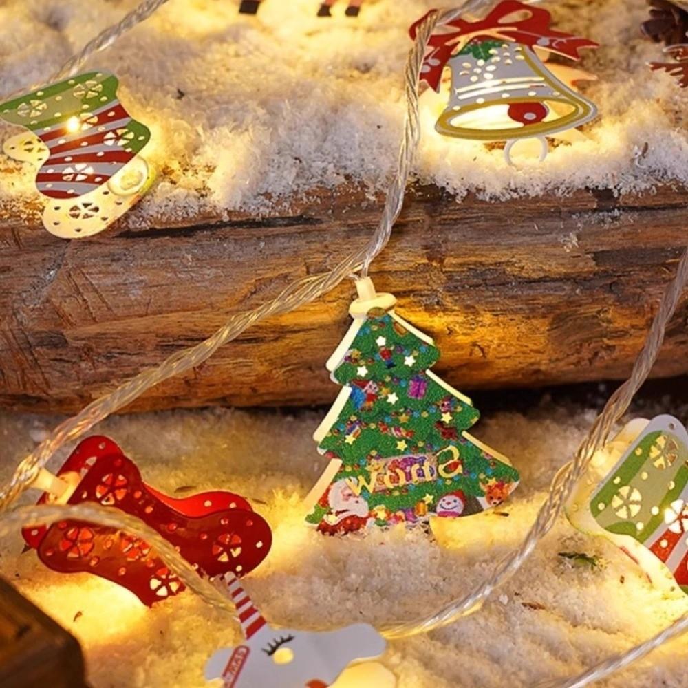 New USB Christmas LED String 3m Santa Claus Hanging Light Snowman LED Illumination Light Strings Party Decor