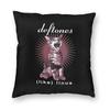 Deftones Living Are Good Square Pillowcase Polyester Linen Velvet Pattern Zip Decor Pillow Case Car Cushion Cover