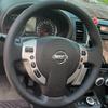 Husa DIY Cusută Manual din Piele Artificială Neagră pentru Volanul Mașinii Nissan Qashqai 2007-2013 Rogue X-Trail Accesorii Auto