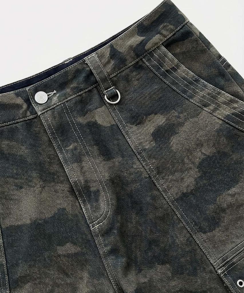 BADBLOOD Arc Curved Fit Cargo Pants - Camo