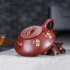 150ml Purple Clay Tea Pot Handmade Beauty Stone Scoop Kettle Raw Ore Dahongpao Filter Teaware Zisha Tea Set
