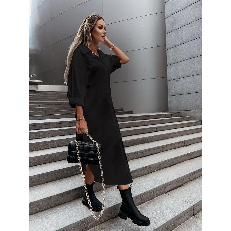 Kankeirr Women's Fashion Long Sleeve POLO Neck Spring Autumn Casual Blouses & Shirts