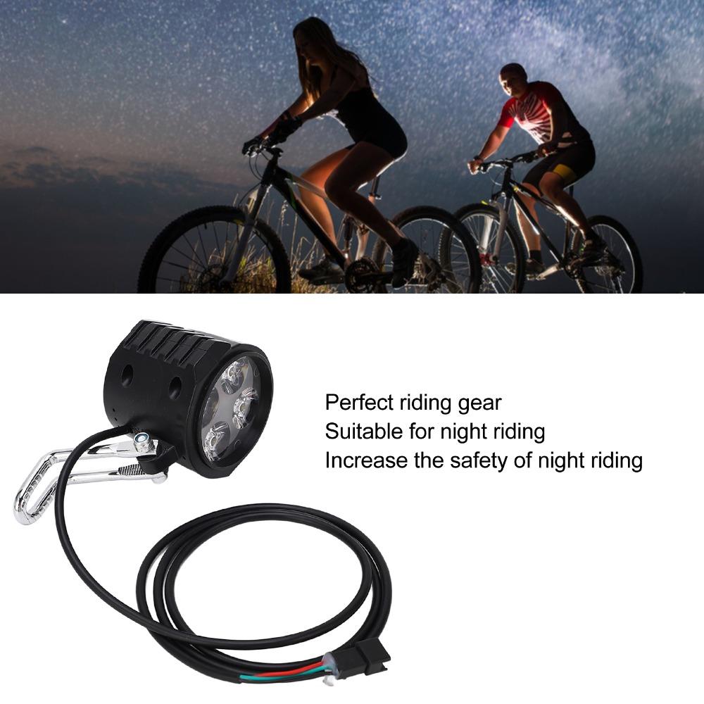 36-72V Electric Scooter Front Light ABS Bike Headlight Electric Horn Headlight  Cycling Accessories