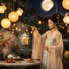 Lightweight DIY Craft Material Kit PVC Handheld Lantern Hanging LED Lantern  Spring Festival
