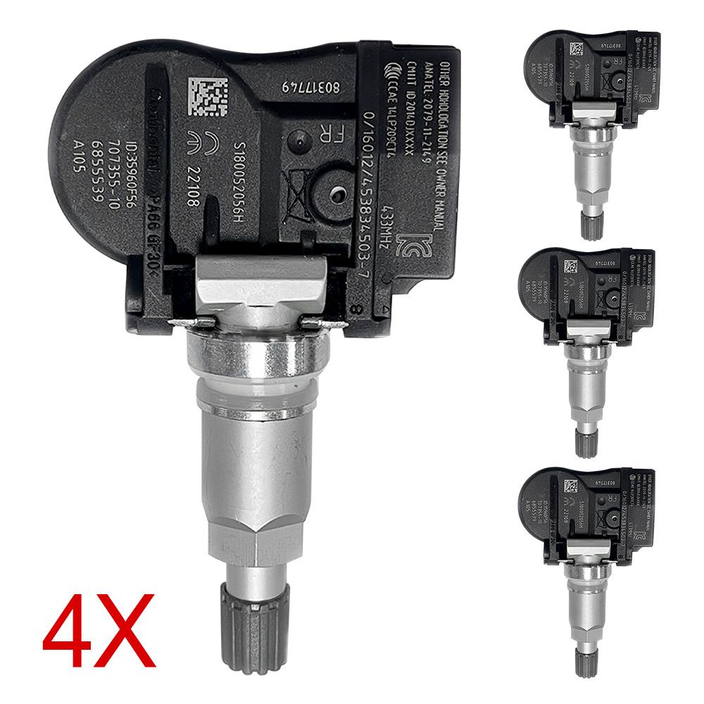 

4X Tyre Pressure Sensors TPMS for BMW F20 F22 F30 F32 X1 F48 X2 F49 X5 F15 F16 OE 36106855539 4PCS
