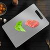 Stainless Steel Cutting Board Plate for Meat Fruit Vegetables Camping Indoor 23cmx34cm
