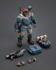 Pipigirl JoyToy 40K Authentic Licensed Movable Astra Militarum Tempestus Scions Command Squad 55th Kappic Eagles 4 Inch Action Figure Anime Model 1/18