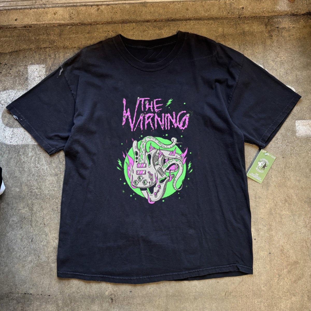 Rare! The Warning Band Music On Tour Black S to 5XL Shirt SG770 S разноцветный