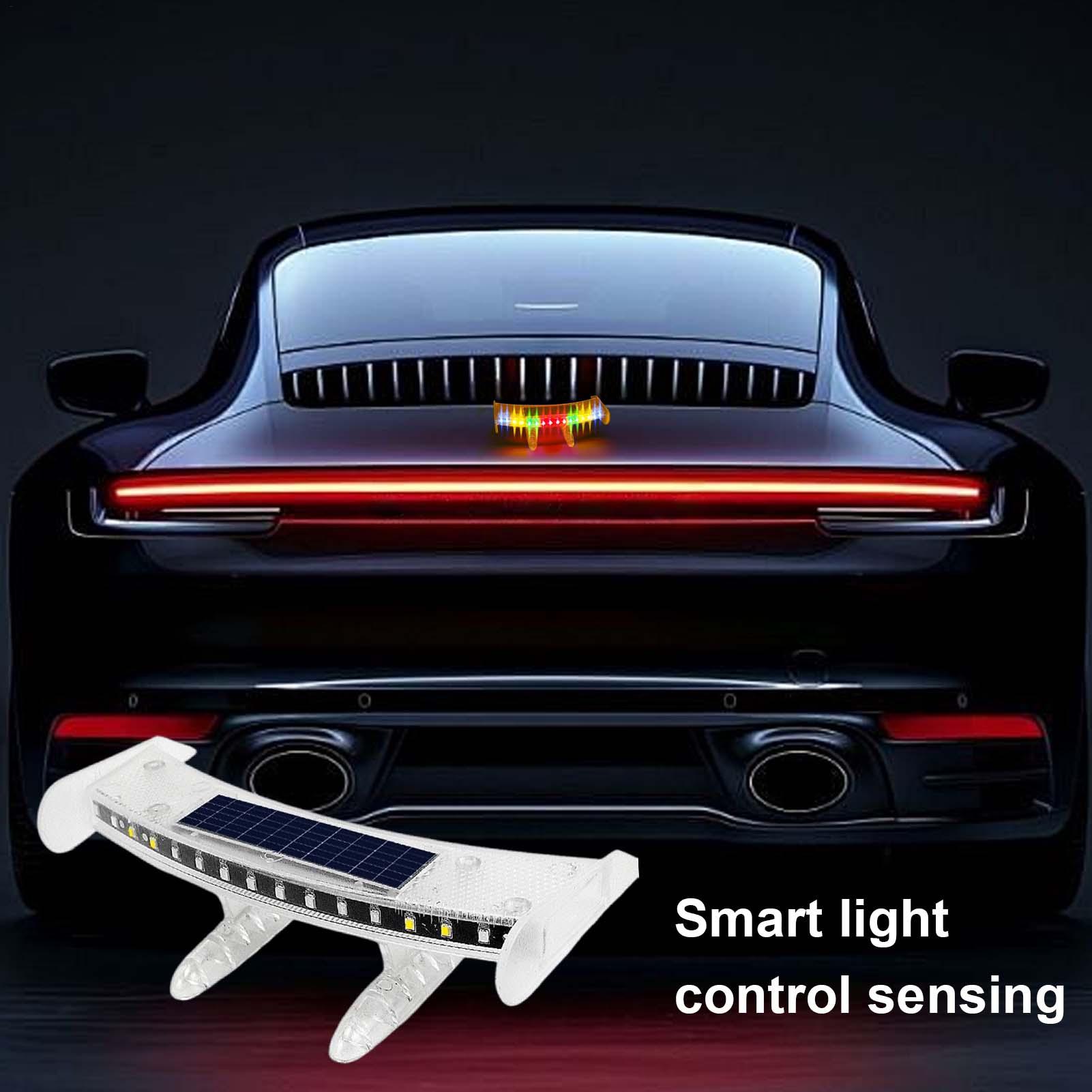

LED Tail Light For Car Waterproof Warning Solar Vehicle Tail Light Spoiler Wing For Sedan Truck RV Night Riding Commuting Travel China Mainland