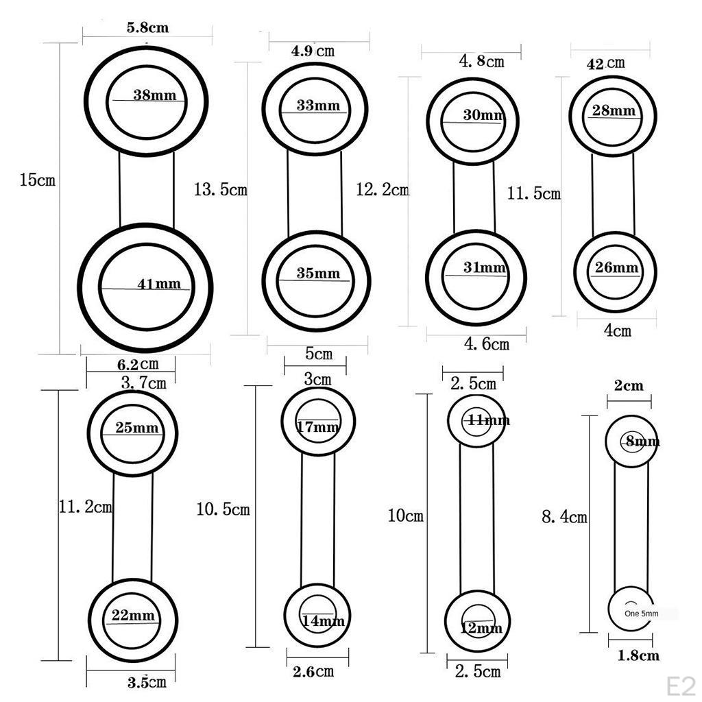 Kit De Réparation Tampons Clarinette 6 Pièces - Anneaux De Nivellement En Métal Pour Entretien Instrument à Vent - 6