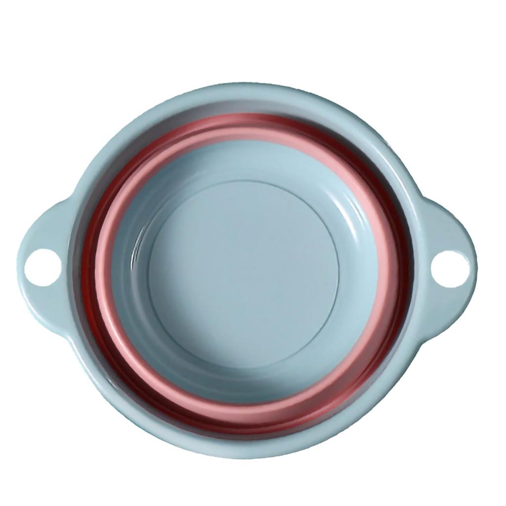 Folding Basin Multifunctional Children"s Washbasin Household Portable Vegetable Washing Basin L