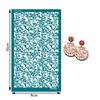 Washable Silk Screen Stencils Soft Pottery Polymer Clay Geometric Animals Plants Craft Embossing Tool DIY Earring Jewelry Mold