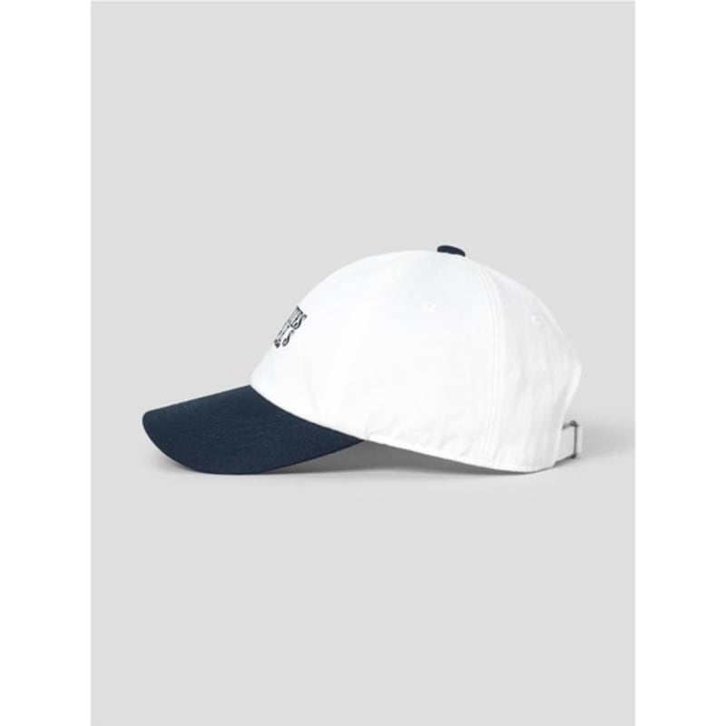 8SECONDS Color Block Logo Ball Cap White (19578BWY51)