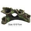 Fish Tank Escape Hole Multifunction Resin Fish Hiding Cave Non-toxic Aquarium Dead Wood Decoration for Fish Tank Decor