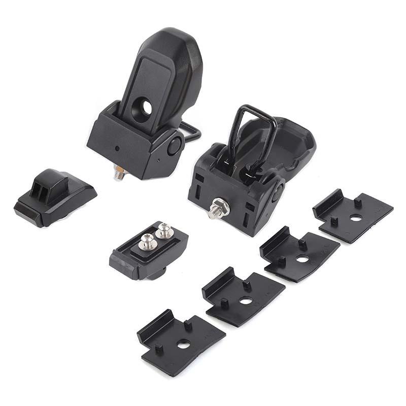 

Замки капота Запирающийся комплект защелок капота Металлические замки капота Совместимые с Jeep Wrangler JK JL JT Внешние аксессуары