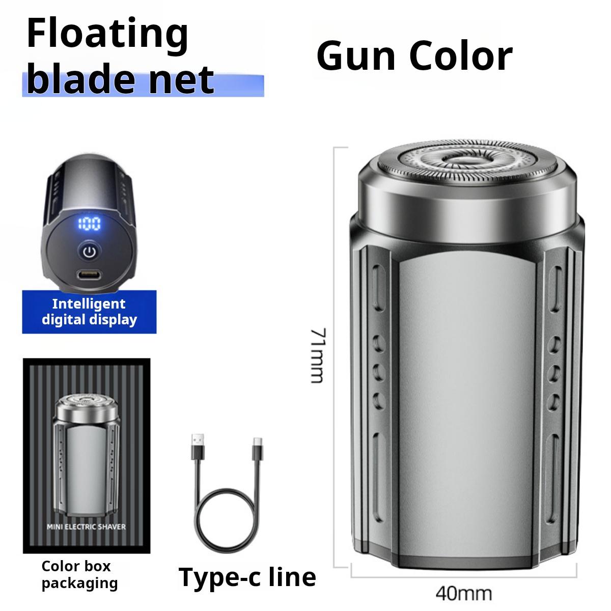 Новая горячая компактная электрическая бритва Быстрая дорожная мини-бритва портативная моющаяся бритва серебряный