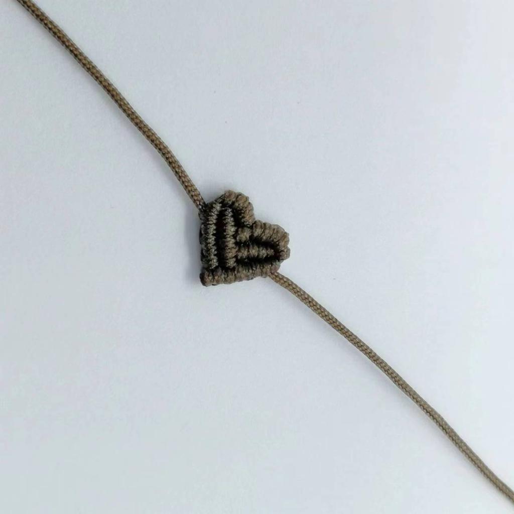 Handiwork Hand Knitting Peach Heart-Shaped Lucky Red Rope Bracelet Adjustable Women Bestie Charm Simple Men Couple Lovers Gift