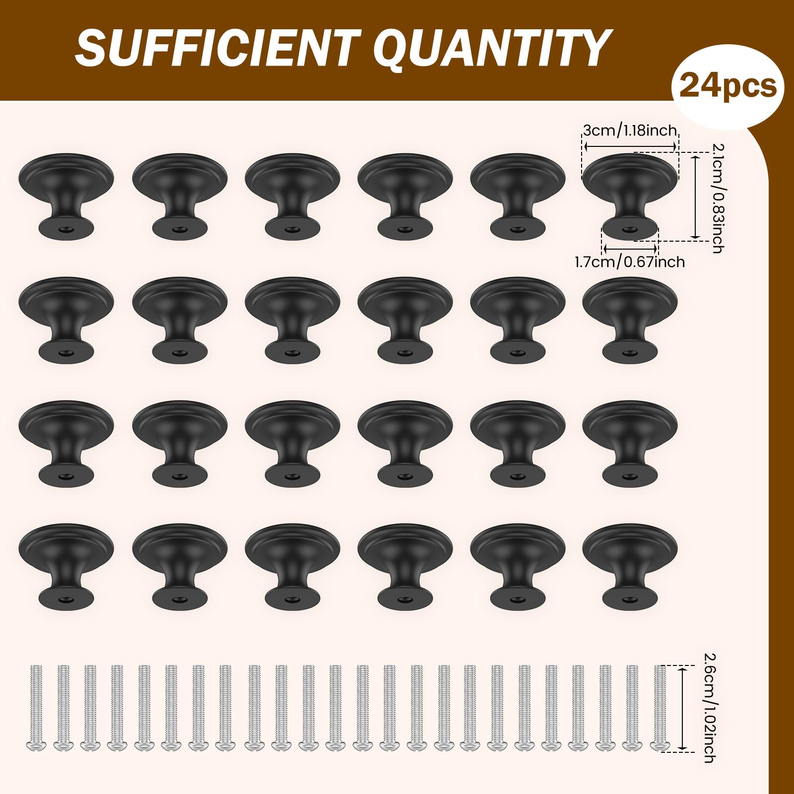 

Single Grain Small Handle Kit Round Drawer Dresser Pulling Cabinet Door Handle for Home Use Cabinet Door Handle Kit