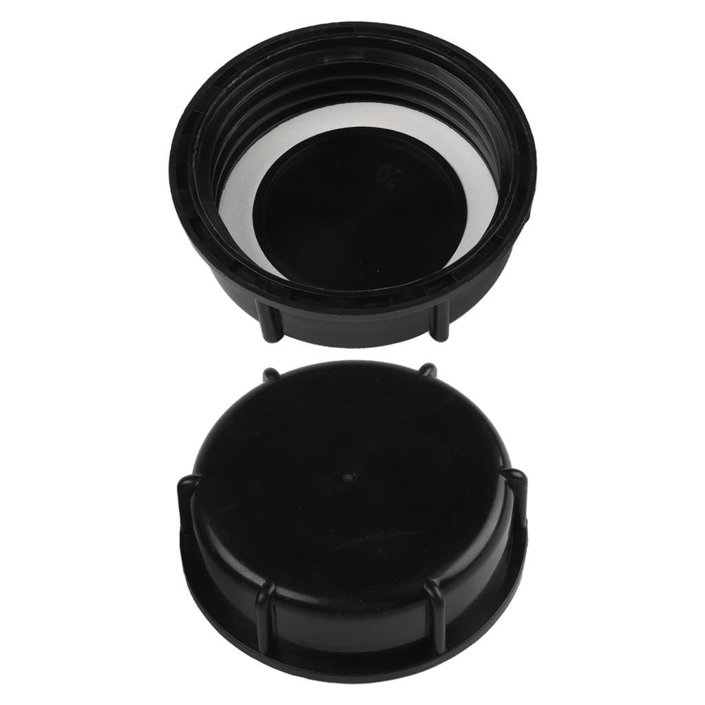 2pcs IBC Ton Container Screw Tap Cap Valve Cover S100x8 DN80 Plastic Replacement for IBC Tank Lid Threaded Cap