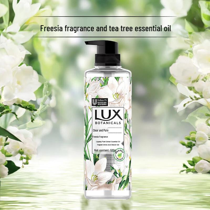 LUX Freesia & Tea Tree Essential Oil Shower Gel