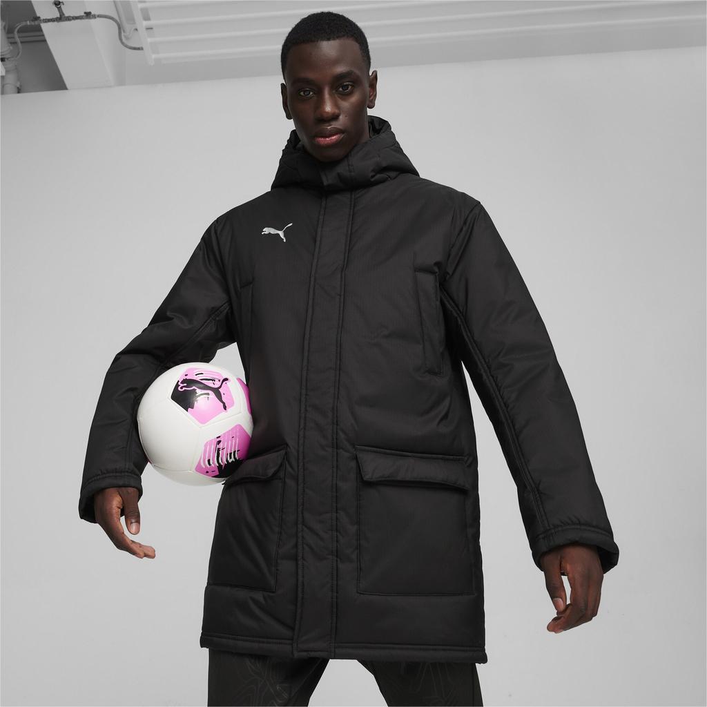 Puma TEAMFINAL WINTER Men's Hooded Jacket Black 65856903 Size XL
