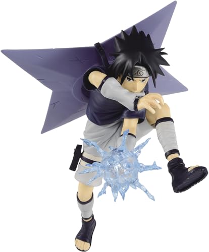 

Banpresto Naruto Vibration Stars-Uchiha Sasuke-, Multiple Colors (BP17427)