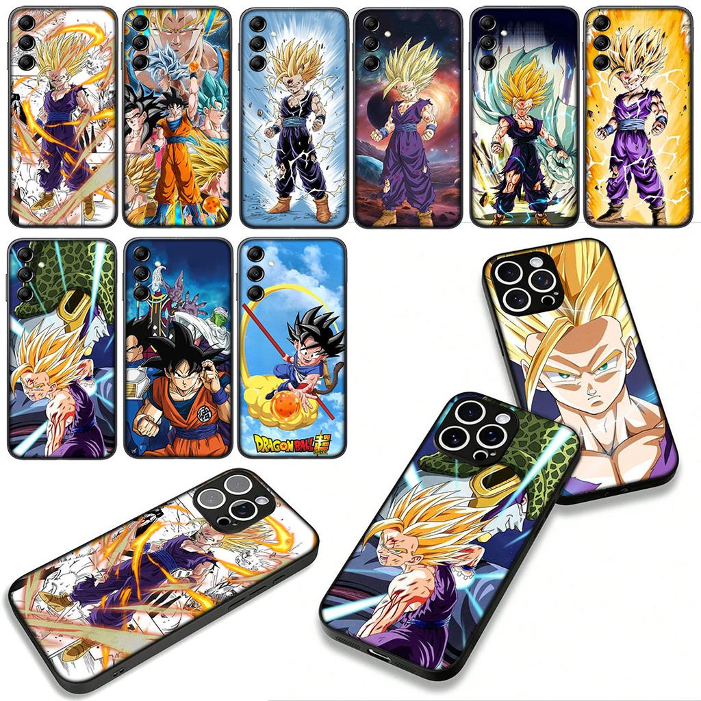 Super Dragon Gokus Ball Son Gohan for Samsung Galaxy A36 A17 A26 A07 A35 A54 A53 A13 A33 A34 S8 S9 S20 S21 FE S10 Plus Case