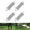 4Pcs Stainless Steel Tent Spring Buckle for Outdoor Camping, Dog Training, Swing