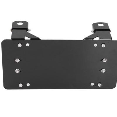 Off-Road Winch Roller License Plate Holder