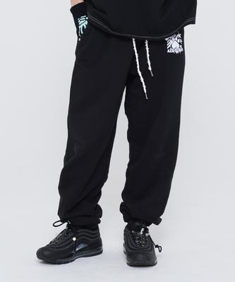KEEMHII Stardust Stitch Sweatpants - [Black]