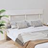 Vidaxl Bed Headboard, White, 164X3X81 Cm, Solid Pine Wood