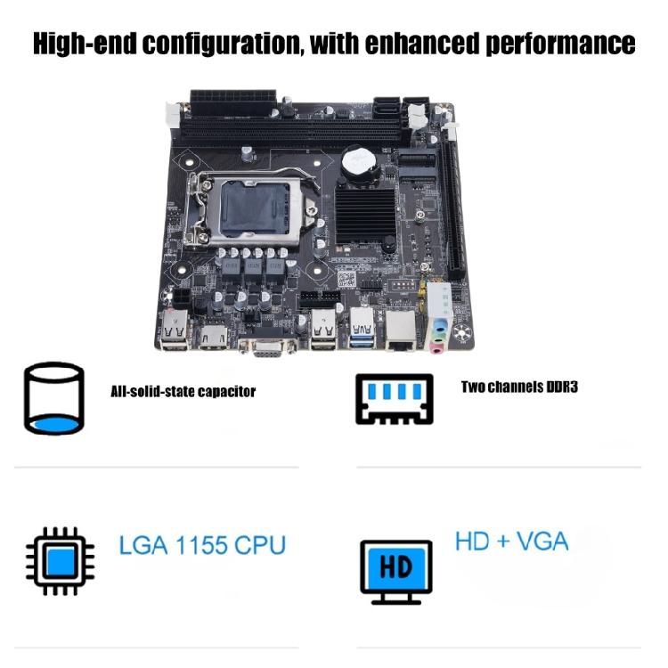 B75M-I Mini-ITX DDR3 RAMs Supported Motherboards With M.2 NVMe Supports LGA 1155 CPUs for Fast Data Transfer